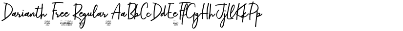 Darianth Free Regular font