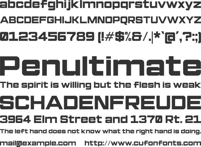 Nextra font preview
