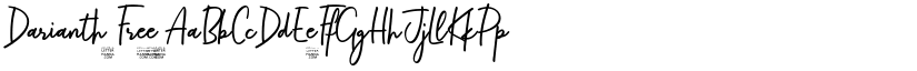 Darianth Free font