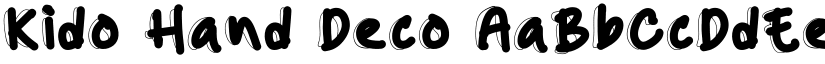 Kido Hand Deco font