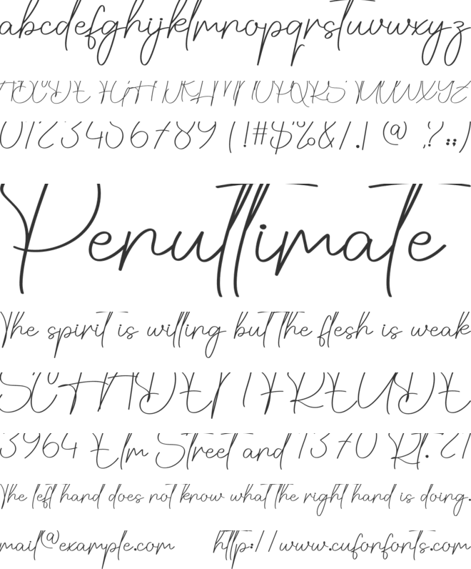 Culturally font preview