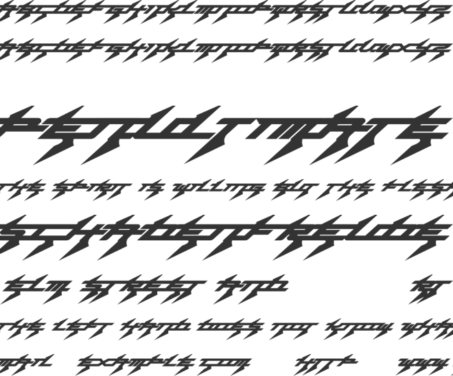 Somegio font preview