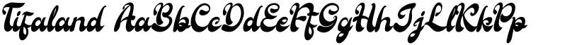 Tifaland font