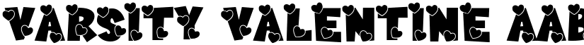 Varsity Valentine font