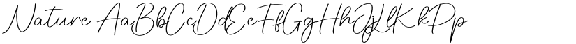 Nature font