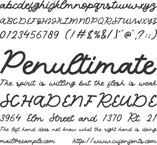 Vertigos Wijond font preview