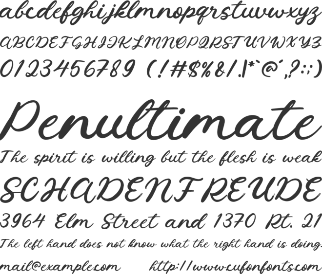 Quisty Moqine font preview