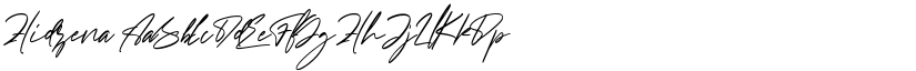 Hidzena font