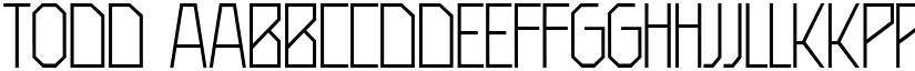Todd font