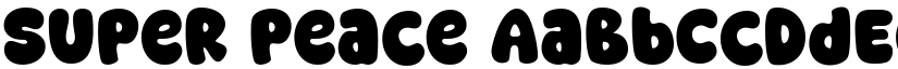 Super Peace font