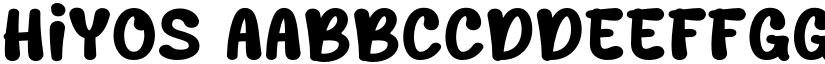 Hiyos font