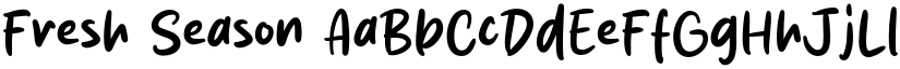 Fresh Season font