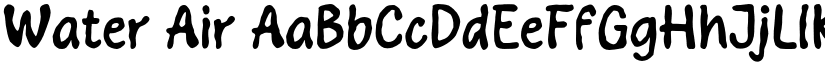Water Air font