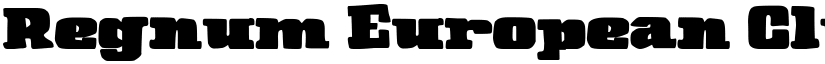 Regnum European Club font