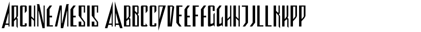 Archnemesis font