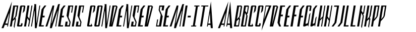 Archnemesis Condensed Semi-Ita font