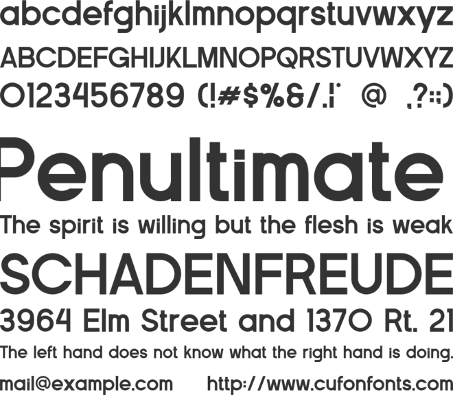 Gopesta font preview