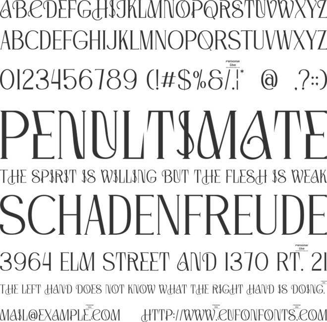 Remonsa font preview