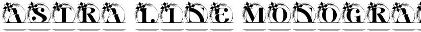 Astra Line Monogram font