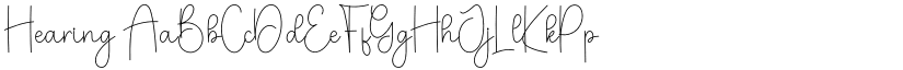 Hearing font