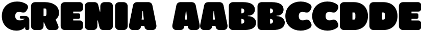 Grenia font