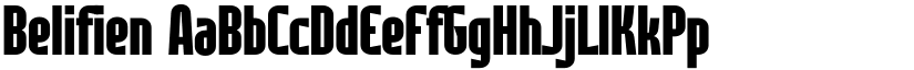 Belifien font