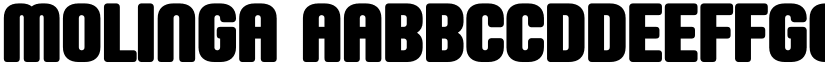 Molinga font