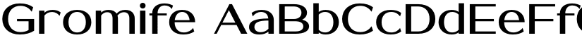 Gromife font