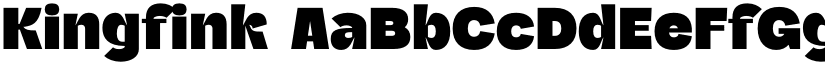Kingfink font