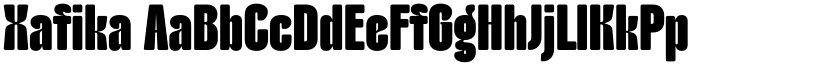 Xafika font