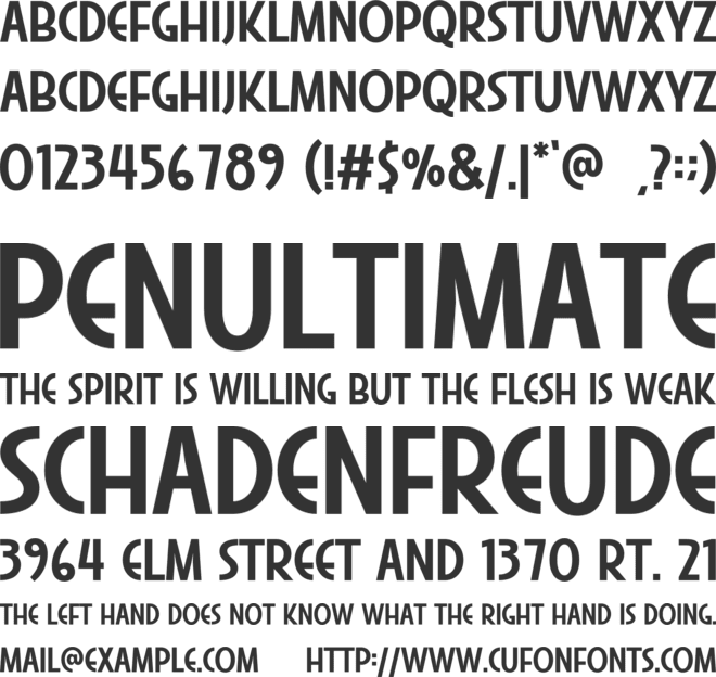 Jumping font preview