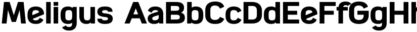 Meligus font