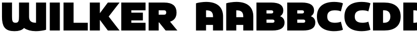 Wilker font