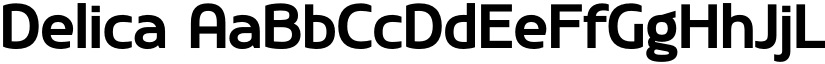 Delica font