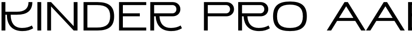 KINDER PRO font