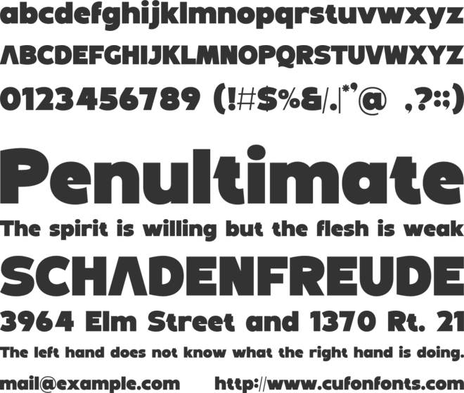 Guestar font preview