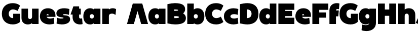 Guestar font