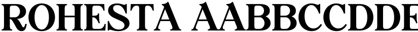 ROHESTA font