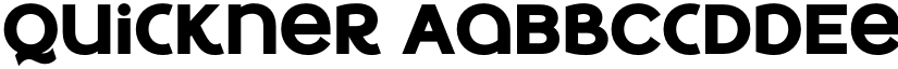 Quickner font