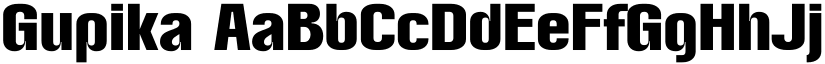 Gupika font