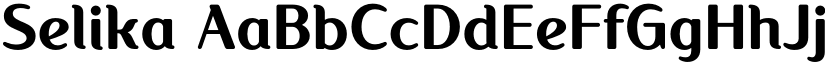 Selika font