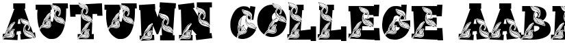 Autumn College font