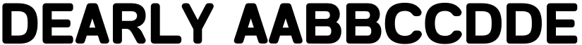 Dearly font