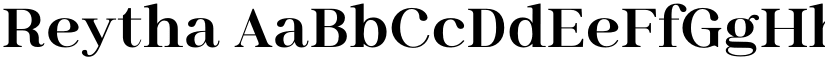 Reytha font