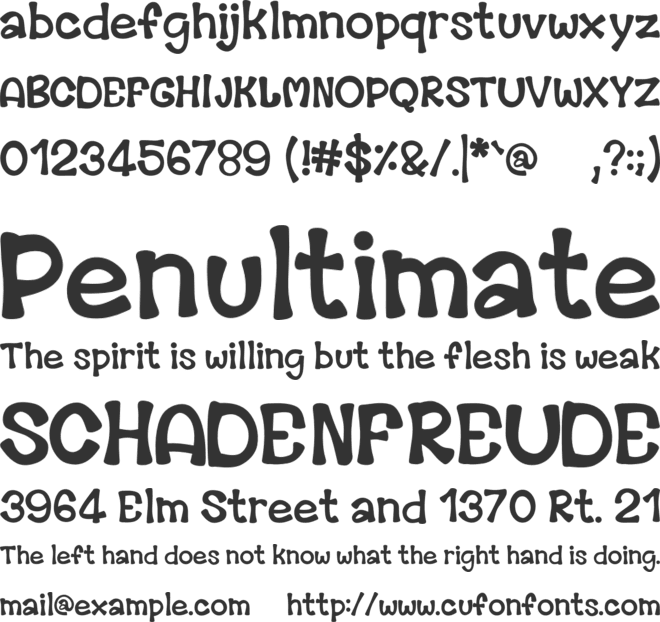 Marshmallow Dreams font preview