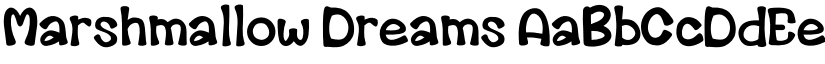 Marshmallow Dreams font