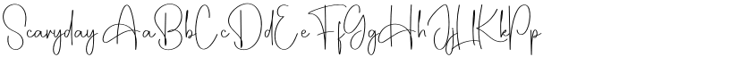 Scaryday font