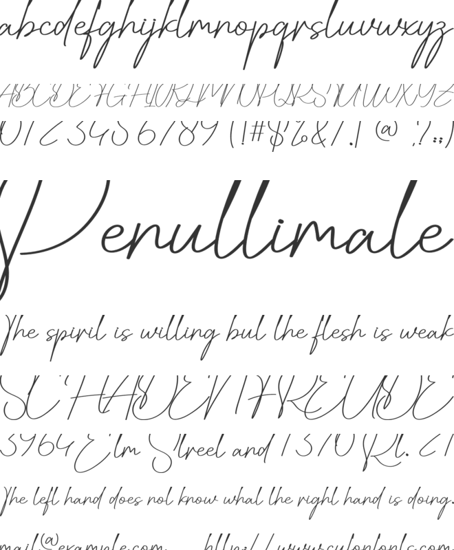 Pumpkin House font preview