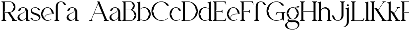 Rasefa font