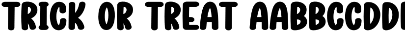 Trick Or Treat font